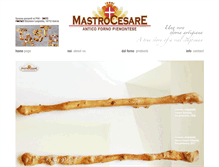 Tablet Screenshot of mastrocesare.it